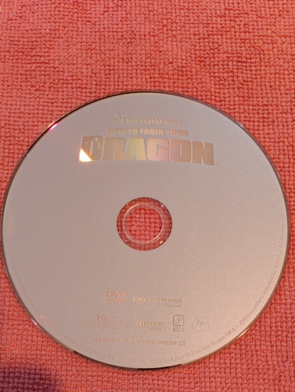2/$8 How to Train Your Dragon DVD *NO CASE*